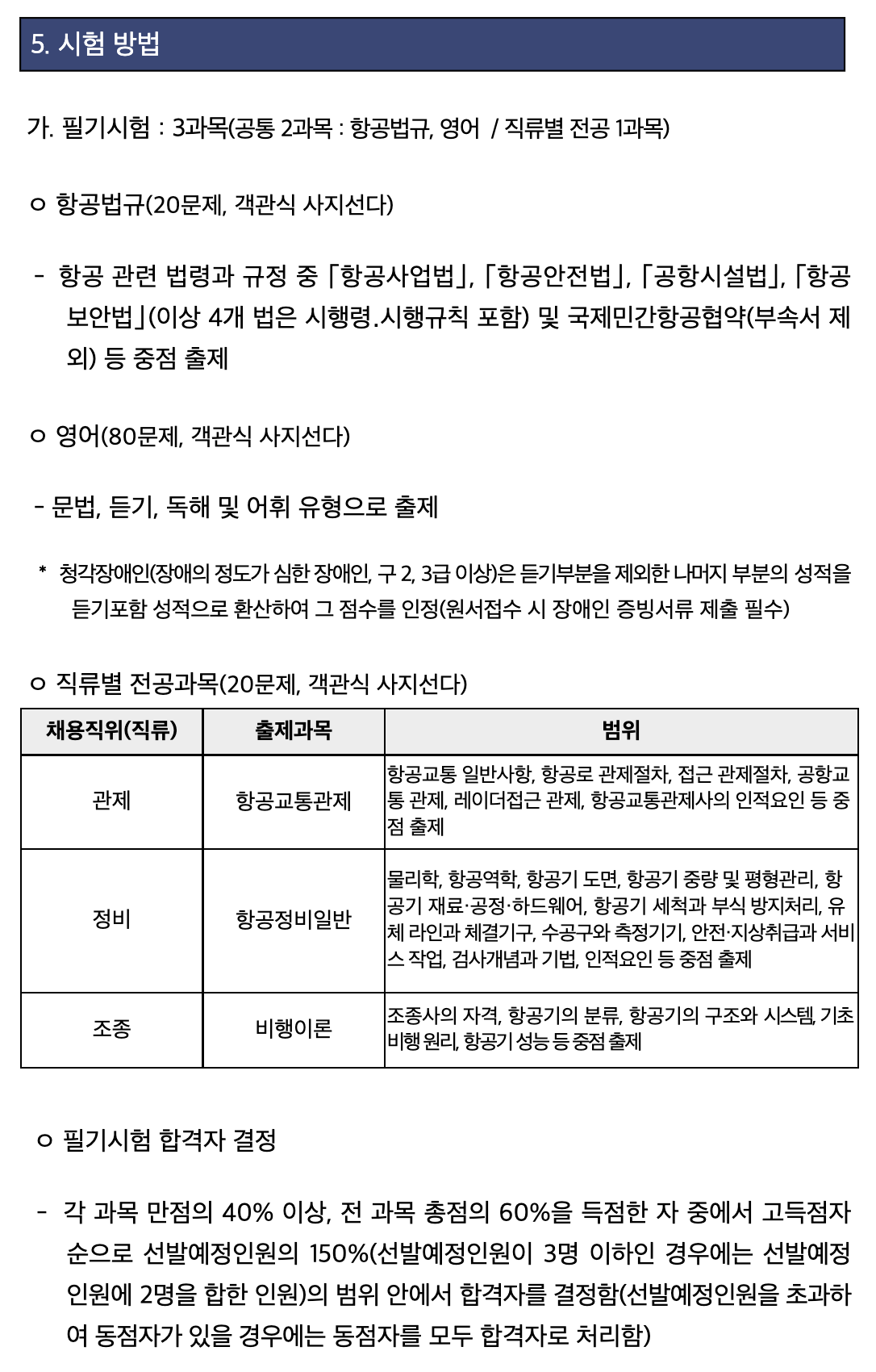 2022년 국토교통부 항공8급